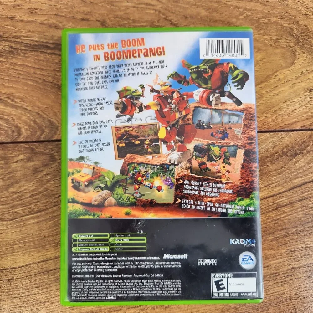 Ty the Tasmanian Tiger 2: Bush Rescue (Microsoft Xbox, 2004) - Complete Game